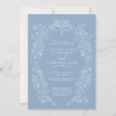 Search for blue fleur invitations Leaves