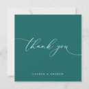 Search for dark green thank you cards Minimalist