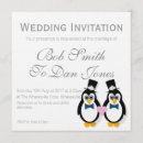 Search for penguin wedding invitations Marriage