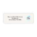 Search for dogwood return address labels Watercolor