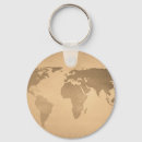 Search for vintage world map key rings Globe