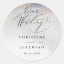 Search for silver sparkle wedding stickers Watercolor