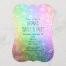 Search for rainbow sweet 16 invitations Birthday