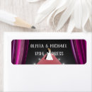 Search for red carpet return address labels Elegant