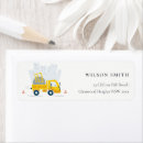 Search for dump truck return address labels Birthday