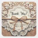 Search for burlap wedding stickers Elegant