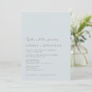 Search for pastel blue wedding invitations Minimalist