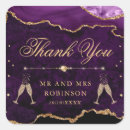 Search for purple and gold wedding stickers Marble