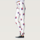 Search for red white blue leggings Vintage