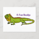 Search for iguana postcards Green
