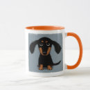 Search for black and tan dachshund mugs Dog