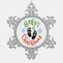 Search for baby footprint christmas tree decorations For kids