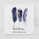 Search for feathered birds business cards Boho