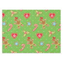 Search for gingerbread tablecloths Candy canes