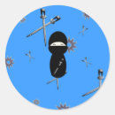 Search for ninja sword stickers Shuriken