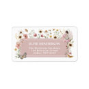 Search for tea party labels Wildflower