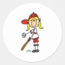 Search for softball player stickers Sports