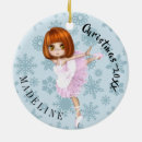 Search for cute ballerina christmas tree decorations Blue