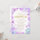 Search for ocean baby girl shower invitations Watercolor