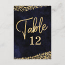 Search for navy and gold table cards Glam