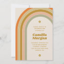 Search for muted rainbow invitations Earth tones