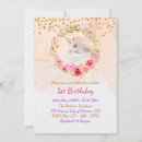 Search for gold unicorn birthday invitations Floral