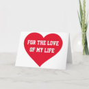 Search for love of my life cards Red