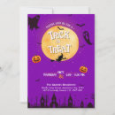 Search for trick or treating invitations Purple