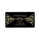 Search for black lace return address labels Elegant