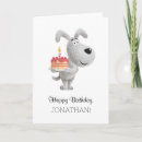 Search for funny dog birthday cards Cartoon