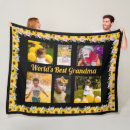 Search for sunflower photo blankets Floral