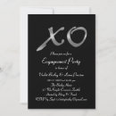 Search for elegant silver engagement party invitations Chic