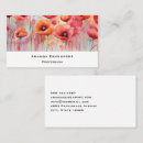 Search for poppy business cards Nature