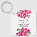 Search for pink leaf square key rings Colourful