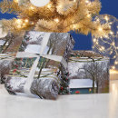 Search for christmas tree farm wrapping paper Country