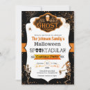 Search for glitter halloween invitations Black and gold