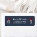 Search for navy return address labels weddings Typography