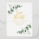 Search for foiled wedding invitations Botanical
