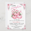 Search for halloween for a baby girl shower invitations A little pumpkin