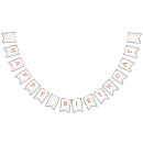 Search for coral bunting flags White