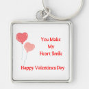 Search for heart balloons key rings Valentine