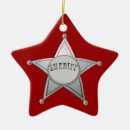 Search for sheriff christmas tree decorations Deputy