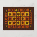 Search for hot coffee postcards Caffeine