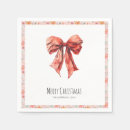 Search for elegant christmas napkins Red