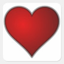 Search for plain red stickers Heart