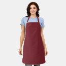 Search for crimson aprons Trendy