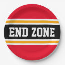 Search for football paper plates Black