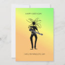 Search for guitar player birthday cards Colourful
