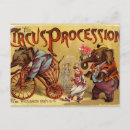 Search for vintage circus postcards Carnival