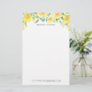 Search for yellow rose stationery paper Feminine